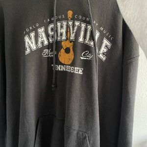 Nashville Music City Black Sweatshirt